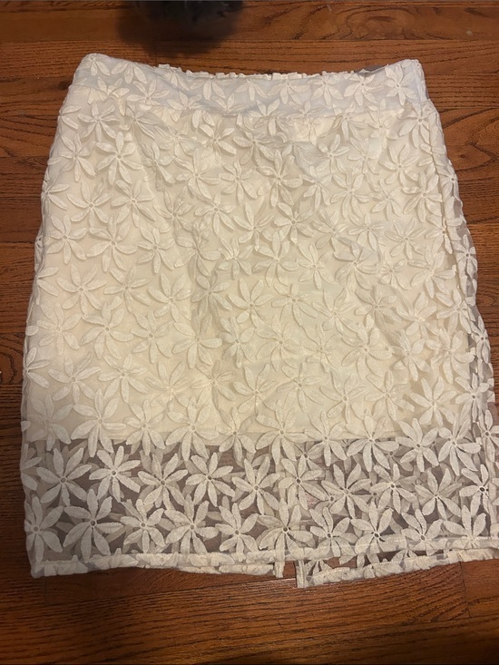 Maurices Dresses & Skirts - NWT Maurices White Floral Lace Mini Skirt